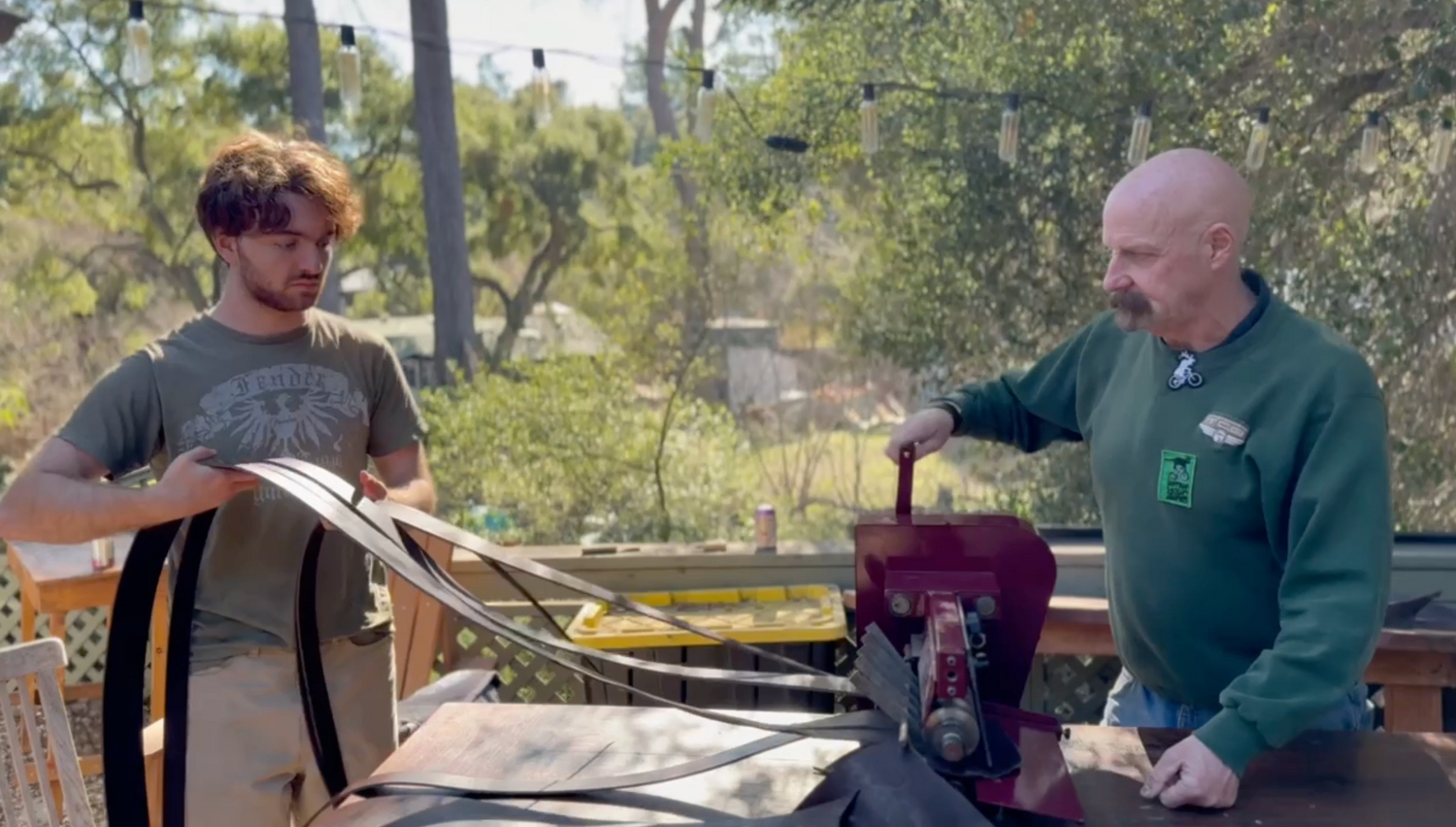 Full Grain Leather Belt Black - Hand Made in Topanga, Calif.