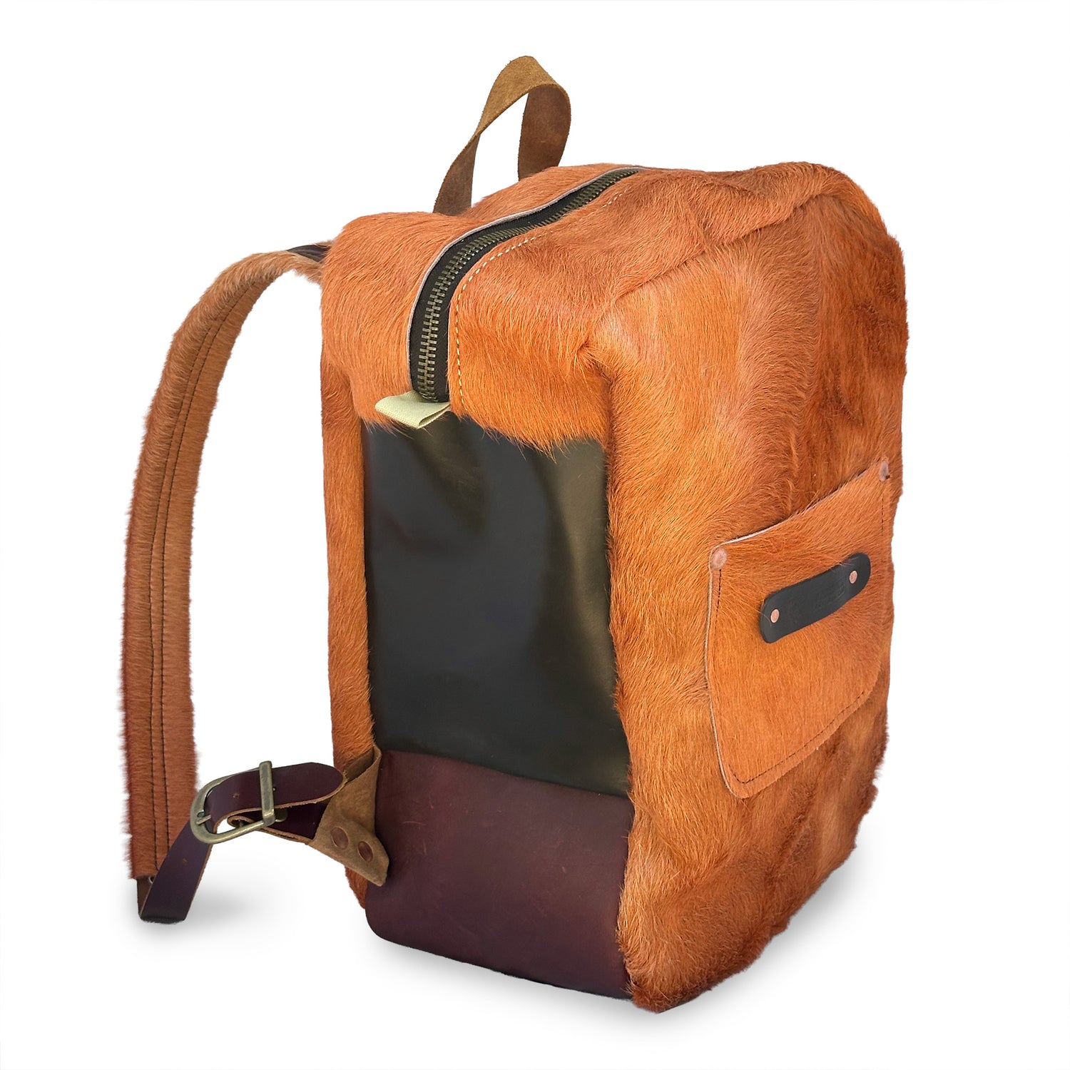 Bulu Backpack in Brazilian Natural Cow Hide