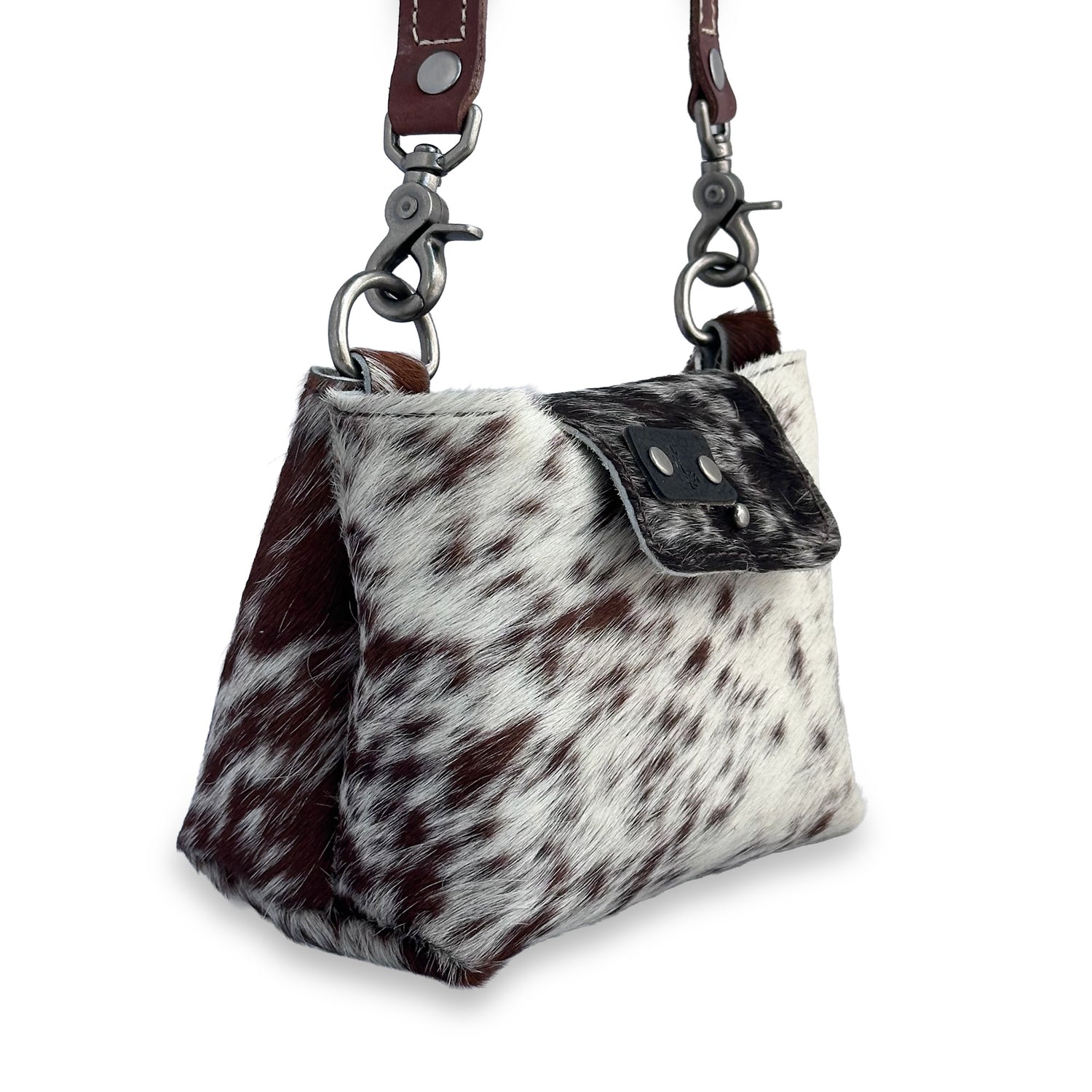Belmont Shoulder Bag in Natural Fur