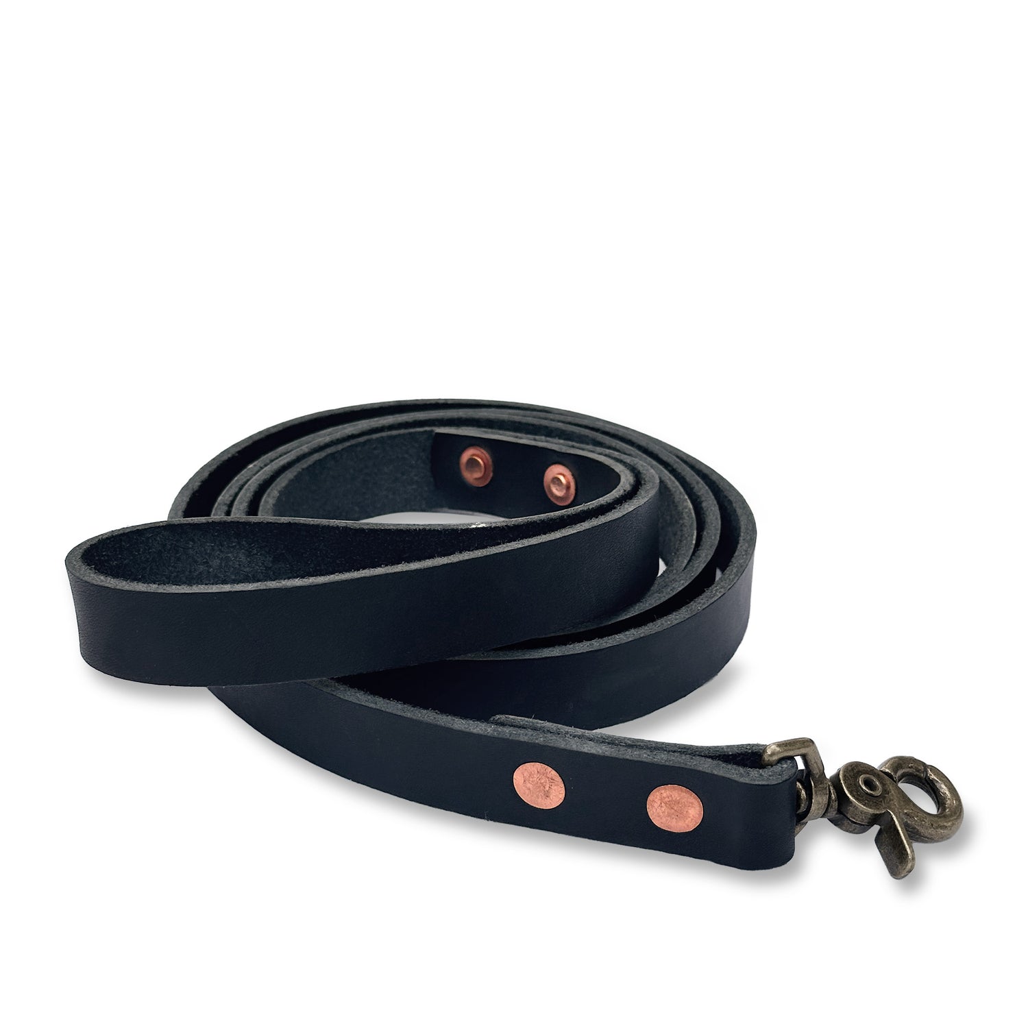 Leather Rover Full Grain Premium Dog Leash - Hand Made in Topanga, Calif.
