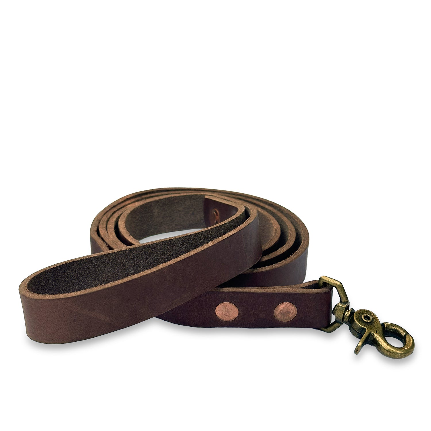 Leather Rover Full Grain Premium Dog Leash - Hand Made in Topanga, Calif.