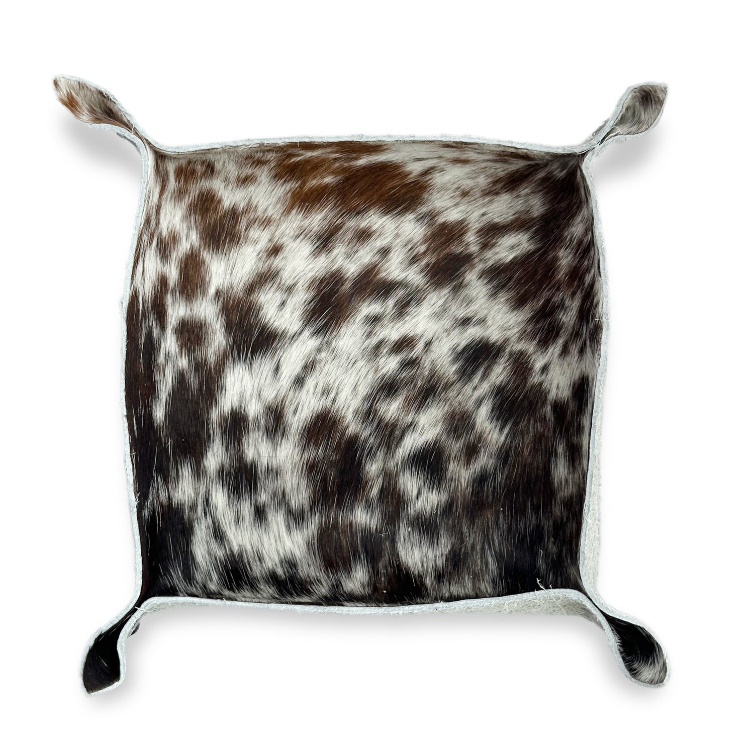 Glendale Leather Valet Tray in Natural Fur