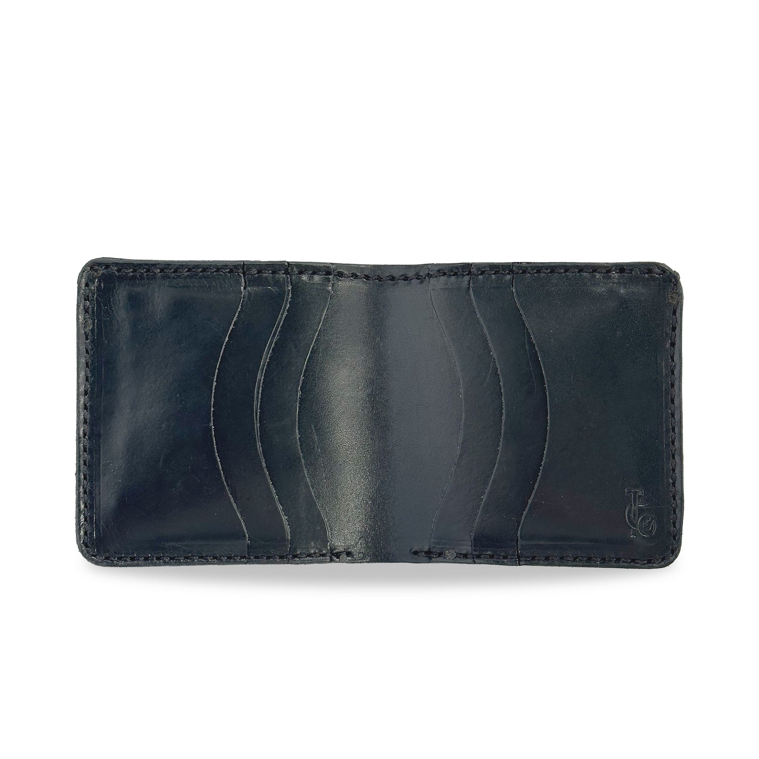 Topanga Canyon Classic Full Grain Leather Bi-fold Wallet - Hand Made in Topanga, Calif.