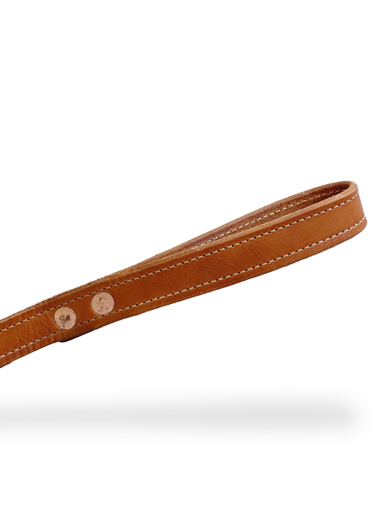 Leather Dog Leash With Stitching