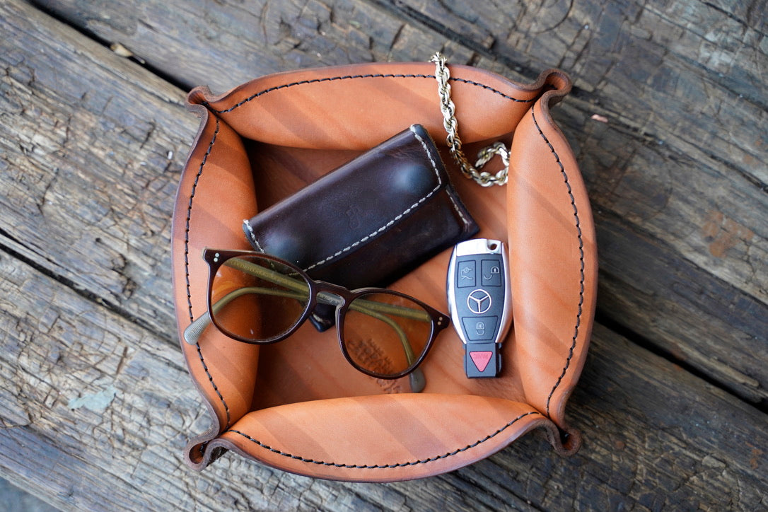 Leather Valet Tray Workshop