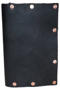 Leather Notebook Cover with Rivets