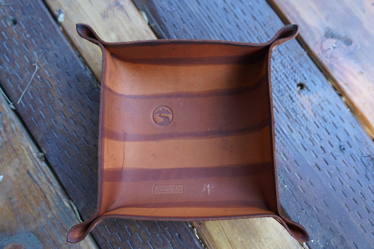 Leather Valet Tray Workshop