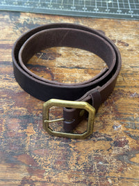 Havana Brown Leather Belt