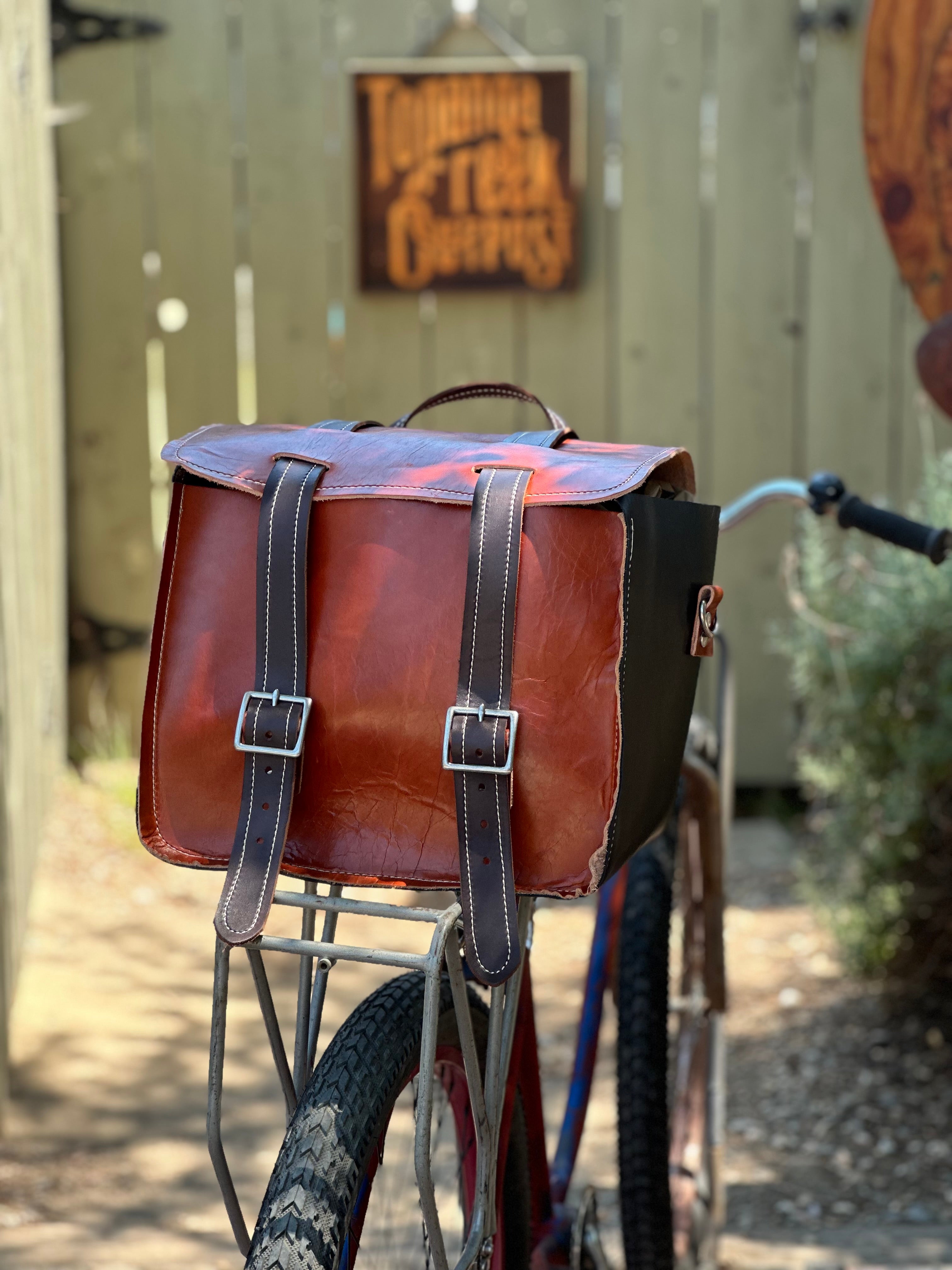 Leather Bicycle Bag – Topanga Creek Outpost