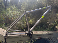 Titanium Fat Chance Yo Eddy Frame Size Large with White Industries Cranks installed