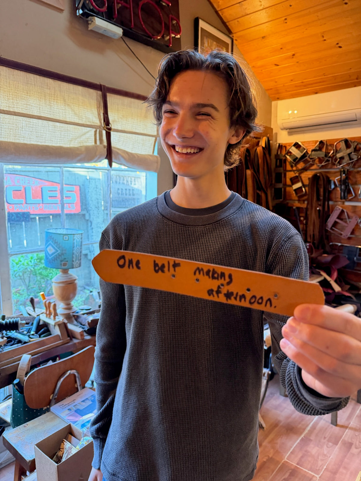 Belt Making.   Leather Workshop Series. Sunday December 28, 2025