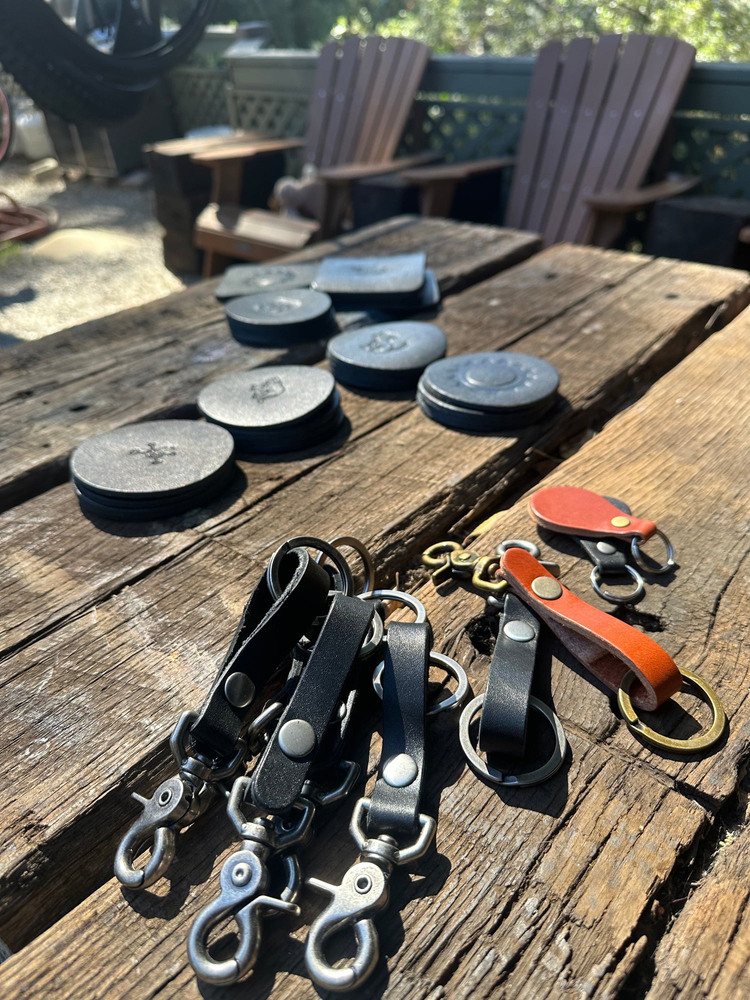 Customized Bustler Keychain with 2 Bikepacking Stickers Combo Pack