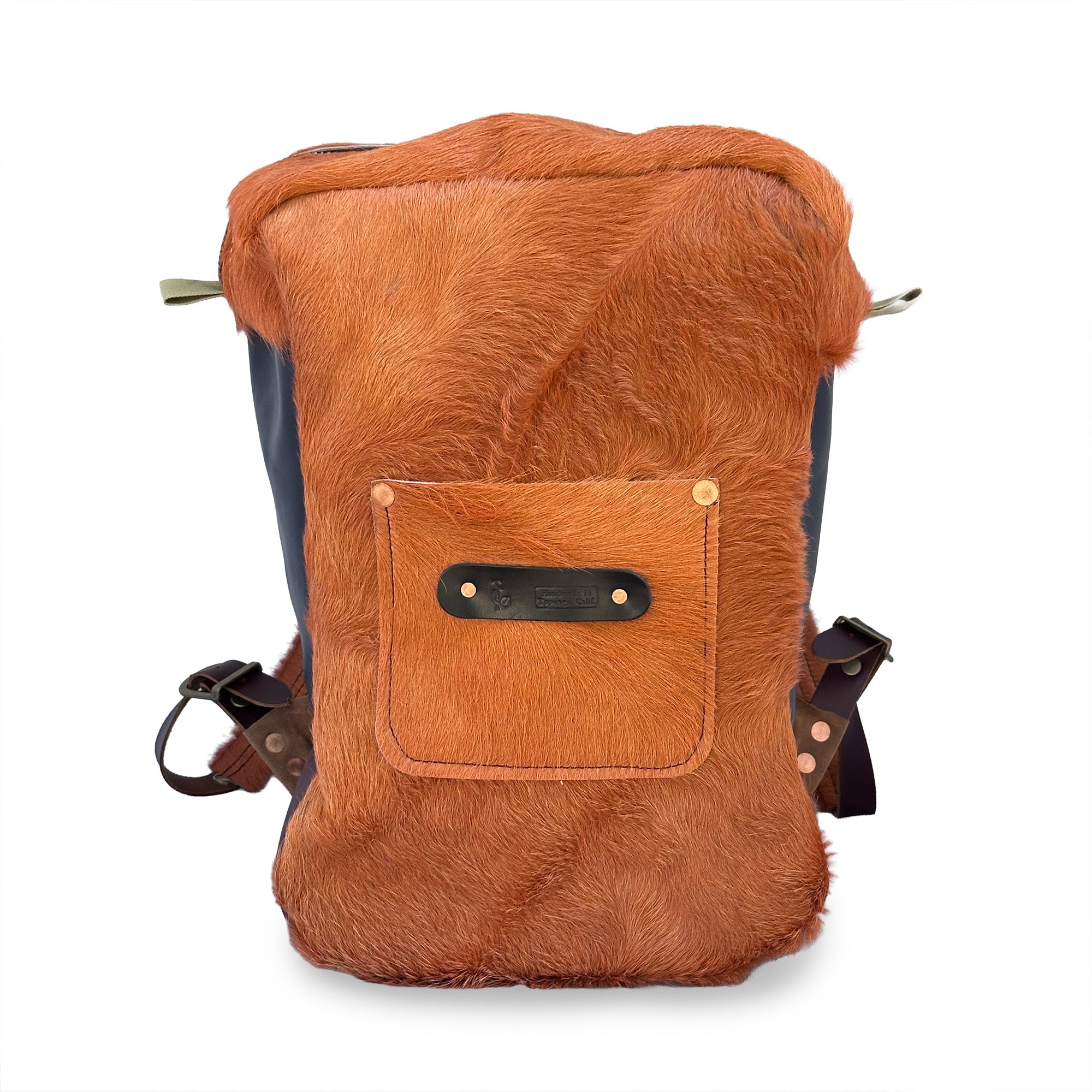 Brazil Backpack Bulu Backpack in Brazilian Natural Cow Hide – Topanga Creek Outpost