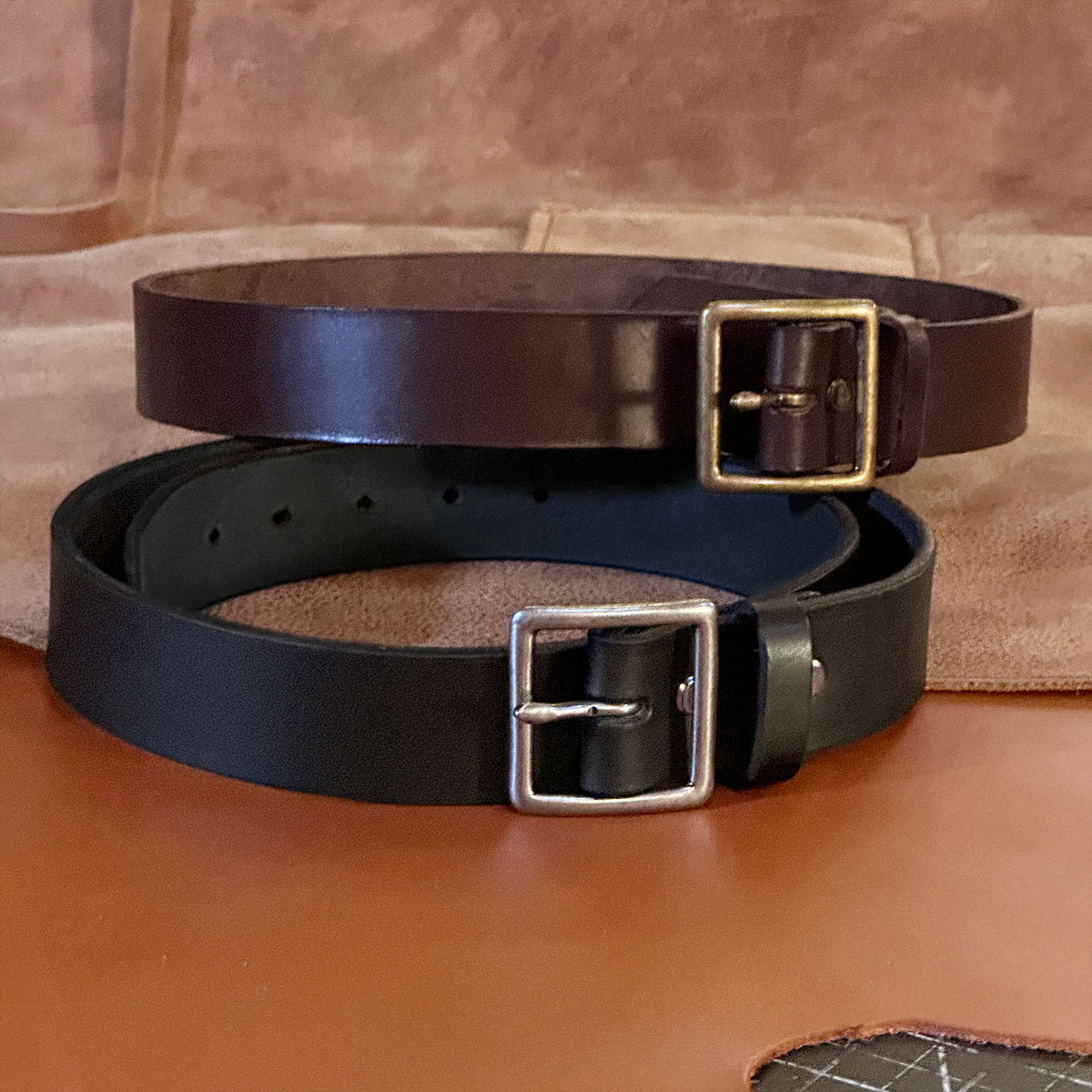 Full Grain Leather Belt Black