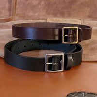 Full Grain Leather Belt Black