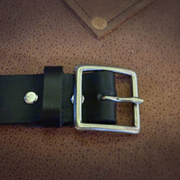 Full Grain Leather Belt Black