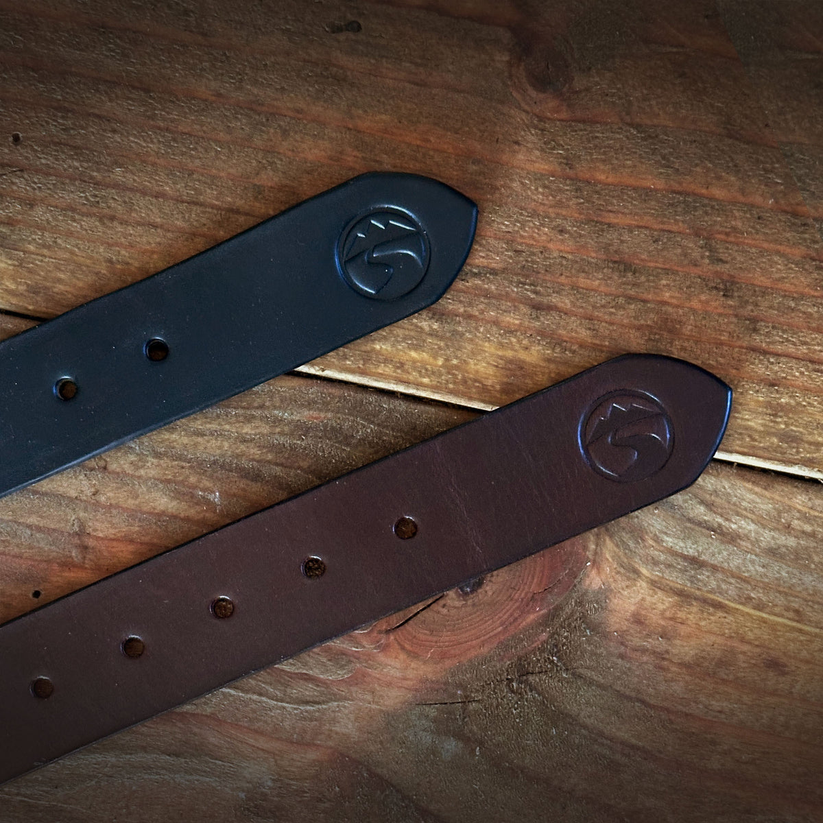 Havana Brown Leather Belt
