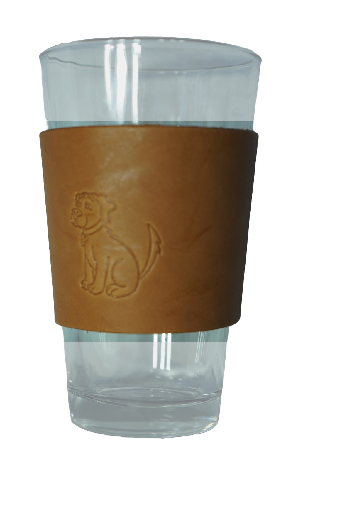 Leather Pint Glass Wrap