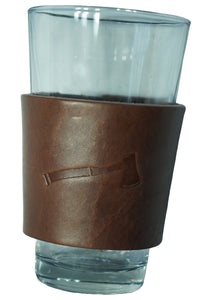 Leather Pint Glass Wrap