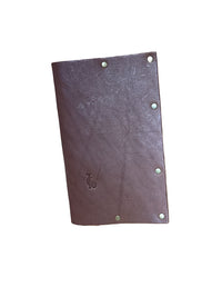 Leather Notebook Cover with Rivets