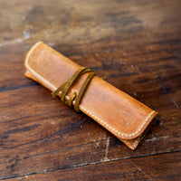 Premium Line Leather Pencil Case that Accommodates Standard and Blackwing Pencils