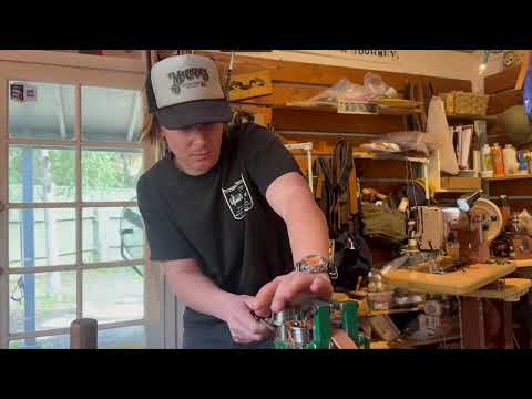 Full Grain Leather Dog Collar - Hand Made in Topanga, Calif.