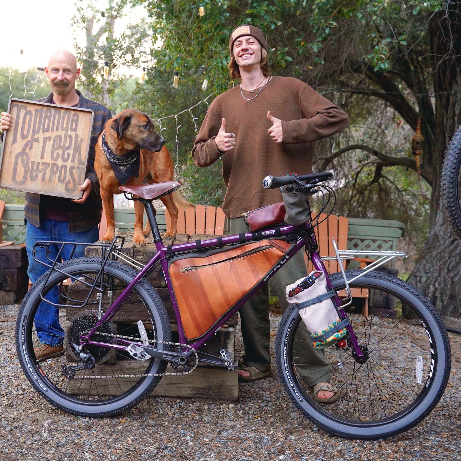 Custom Frame Bag / Bikepacking Bag  Deposit. Hand dyed.