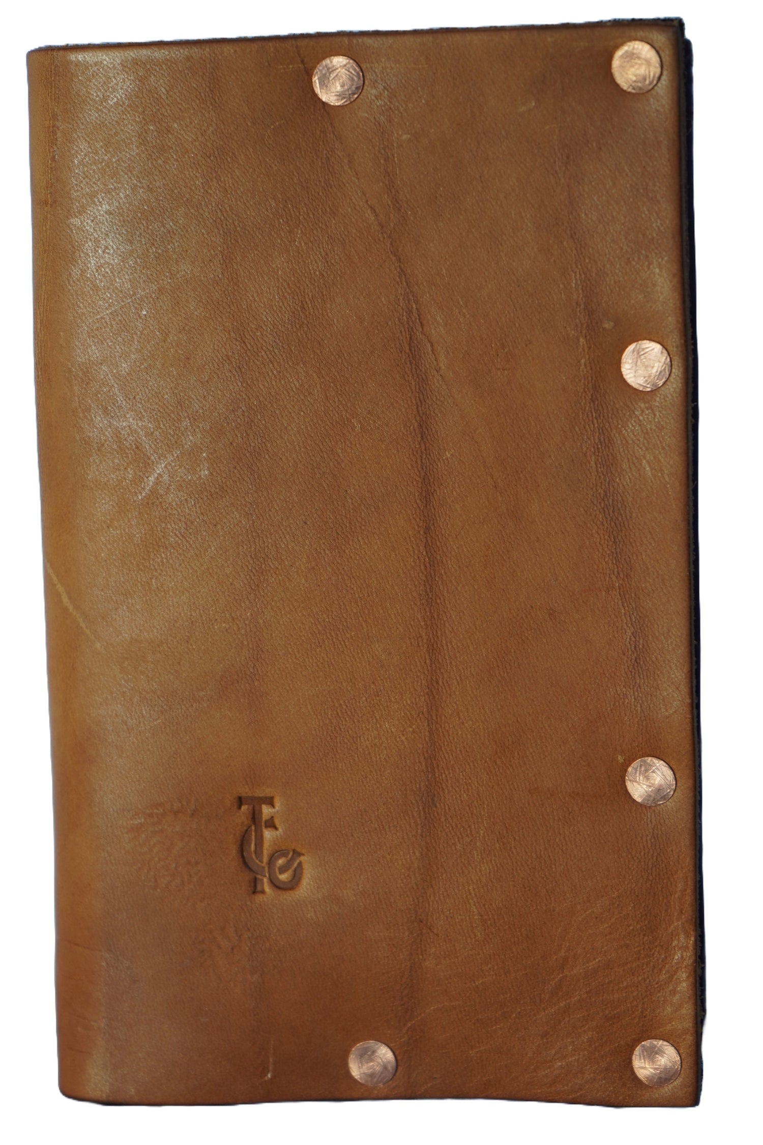 Leather Notebook Cover with Rivets