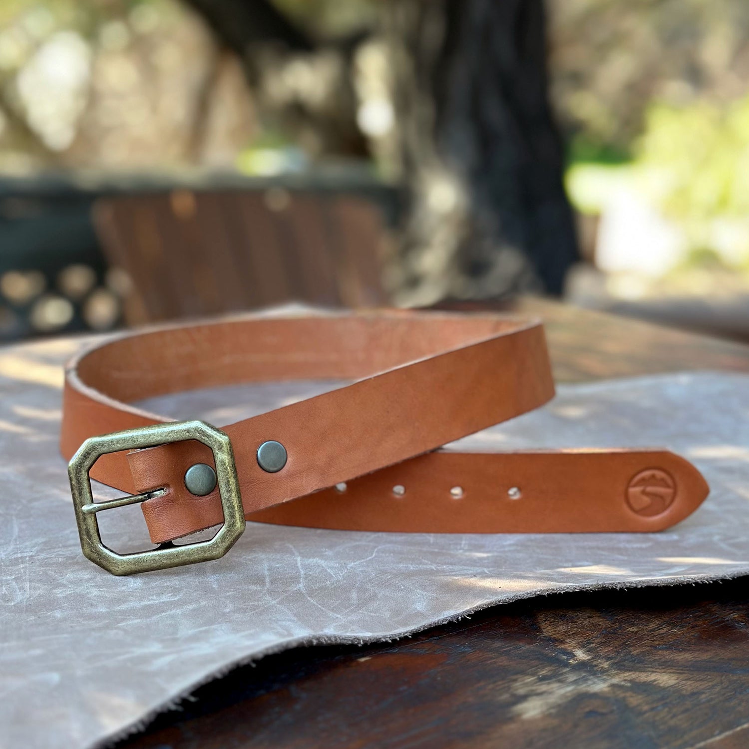 Belt Brigade Handmade Leather Belt Includes Donation of Belt to First Responder