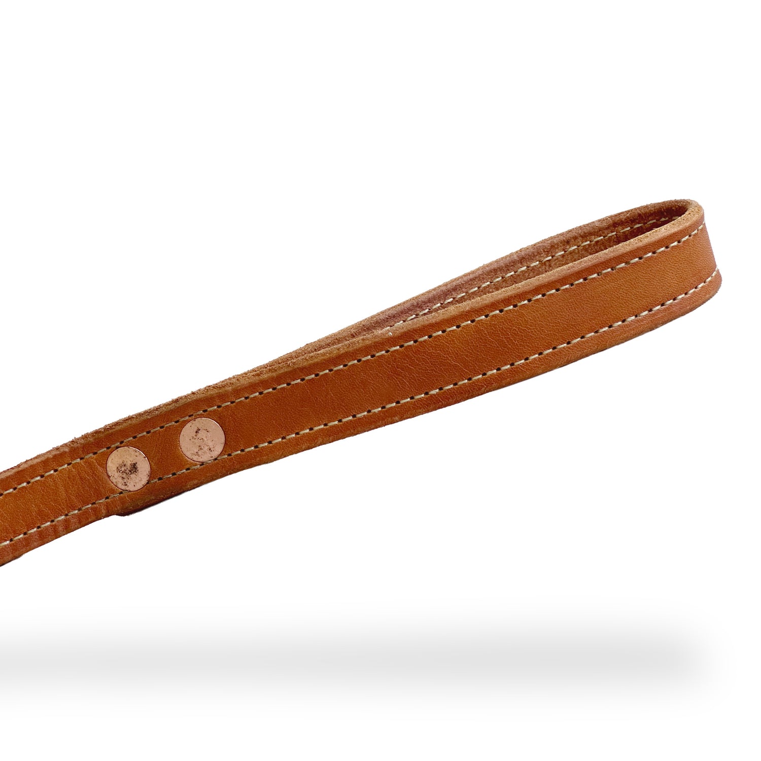 Leather Dog Leash With Stitching