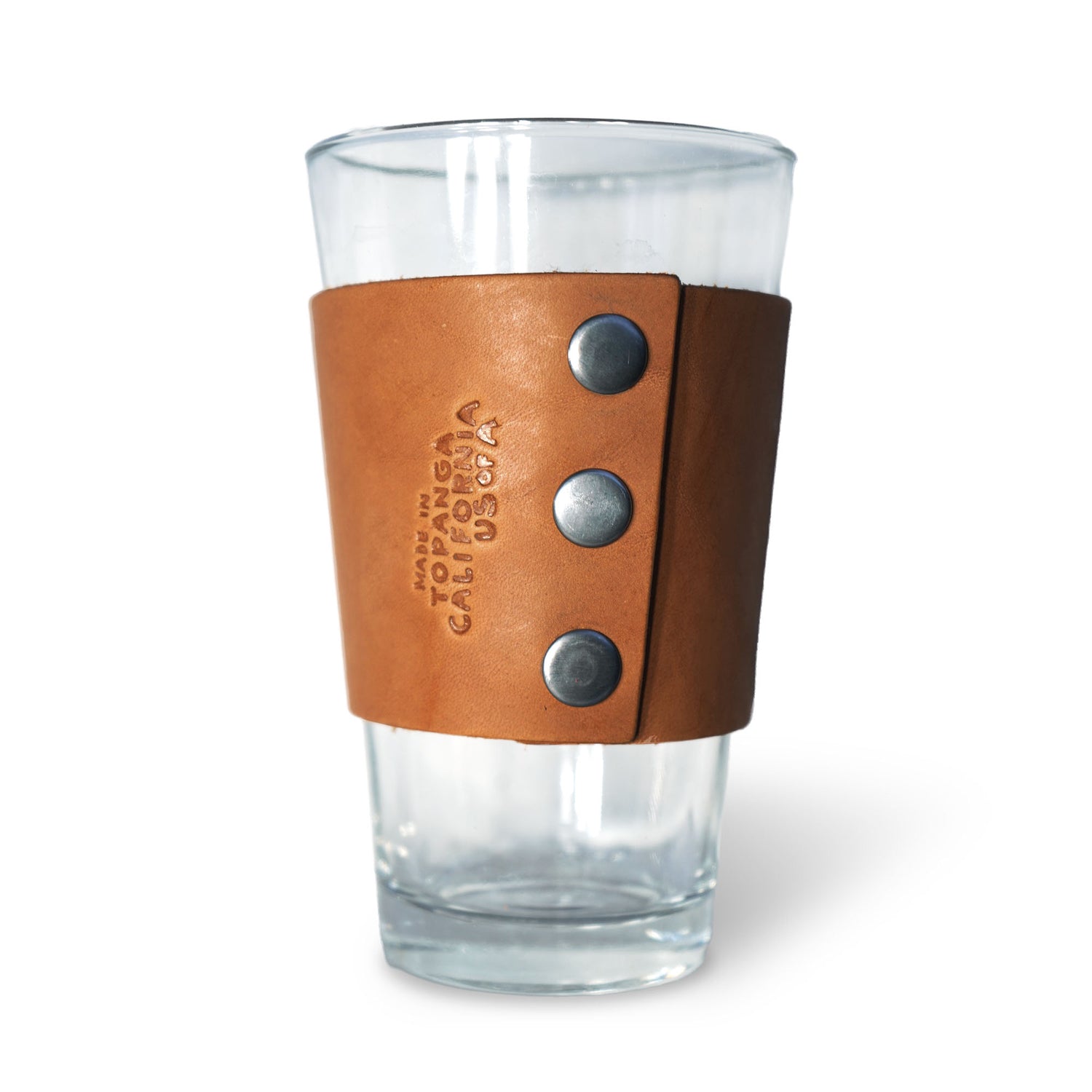 Leather Pint Glass Sleeve