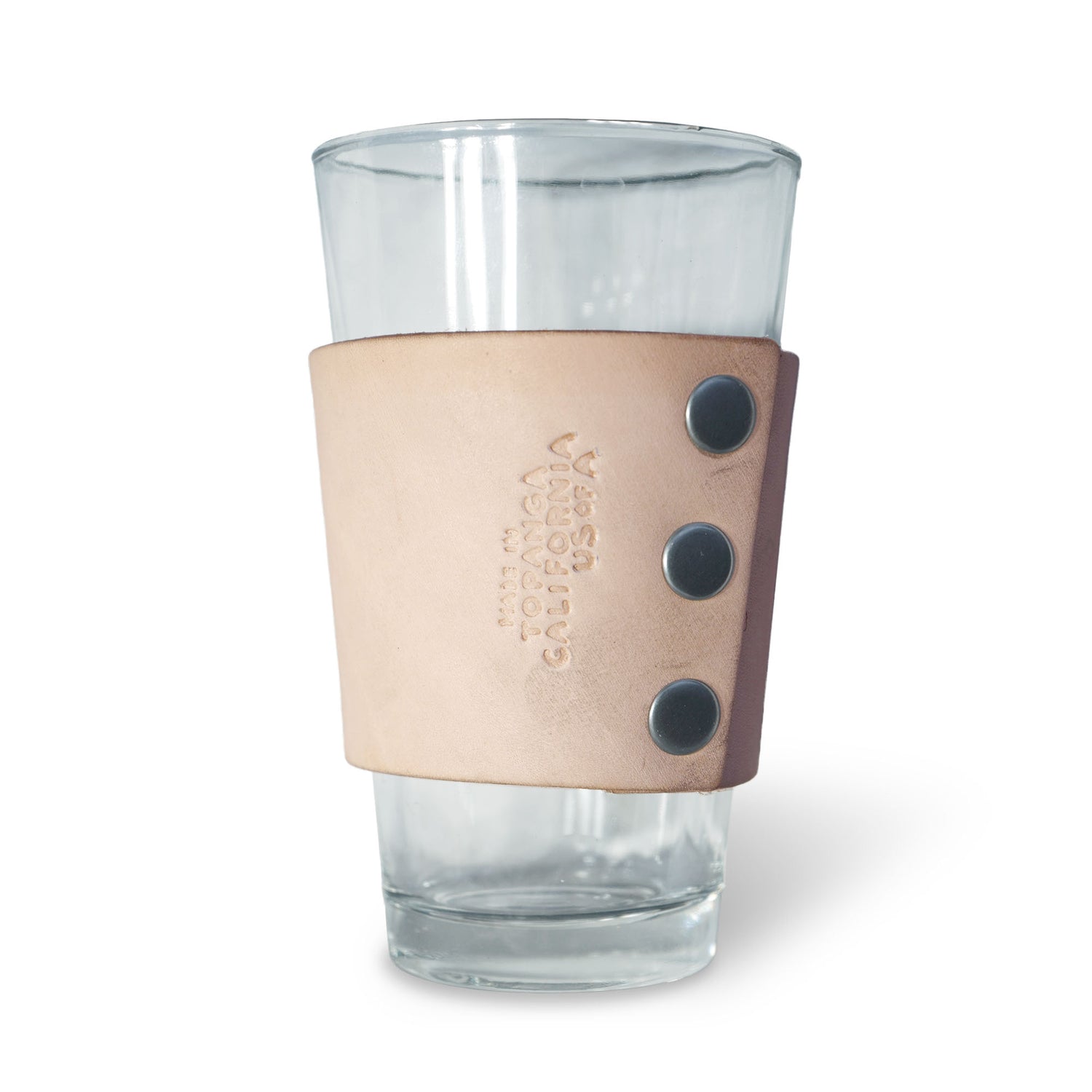 Leather Pint Glass Sleeve