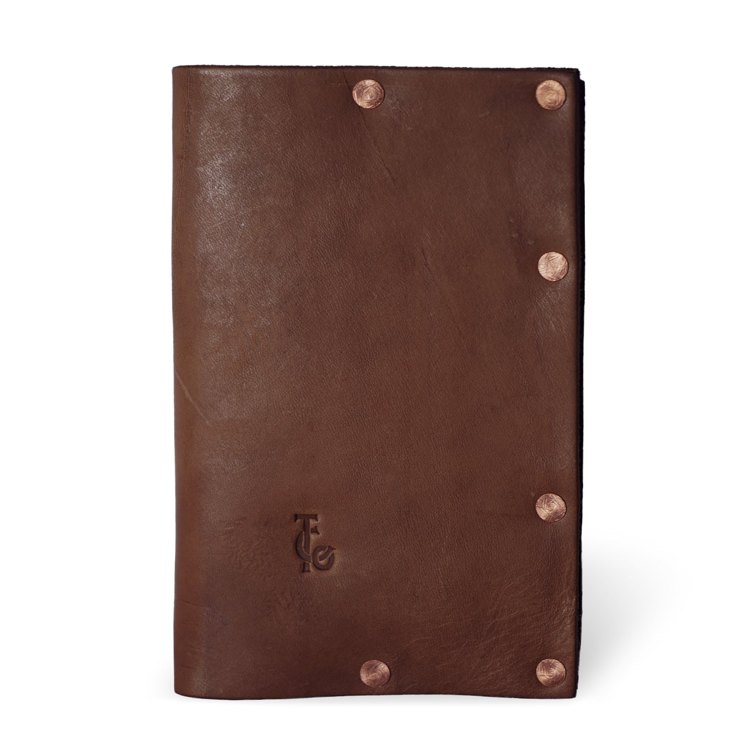 Leather Notebook Cover with Rivets