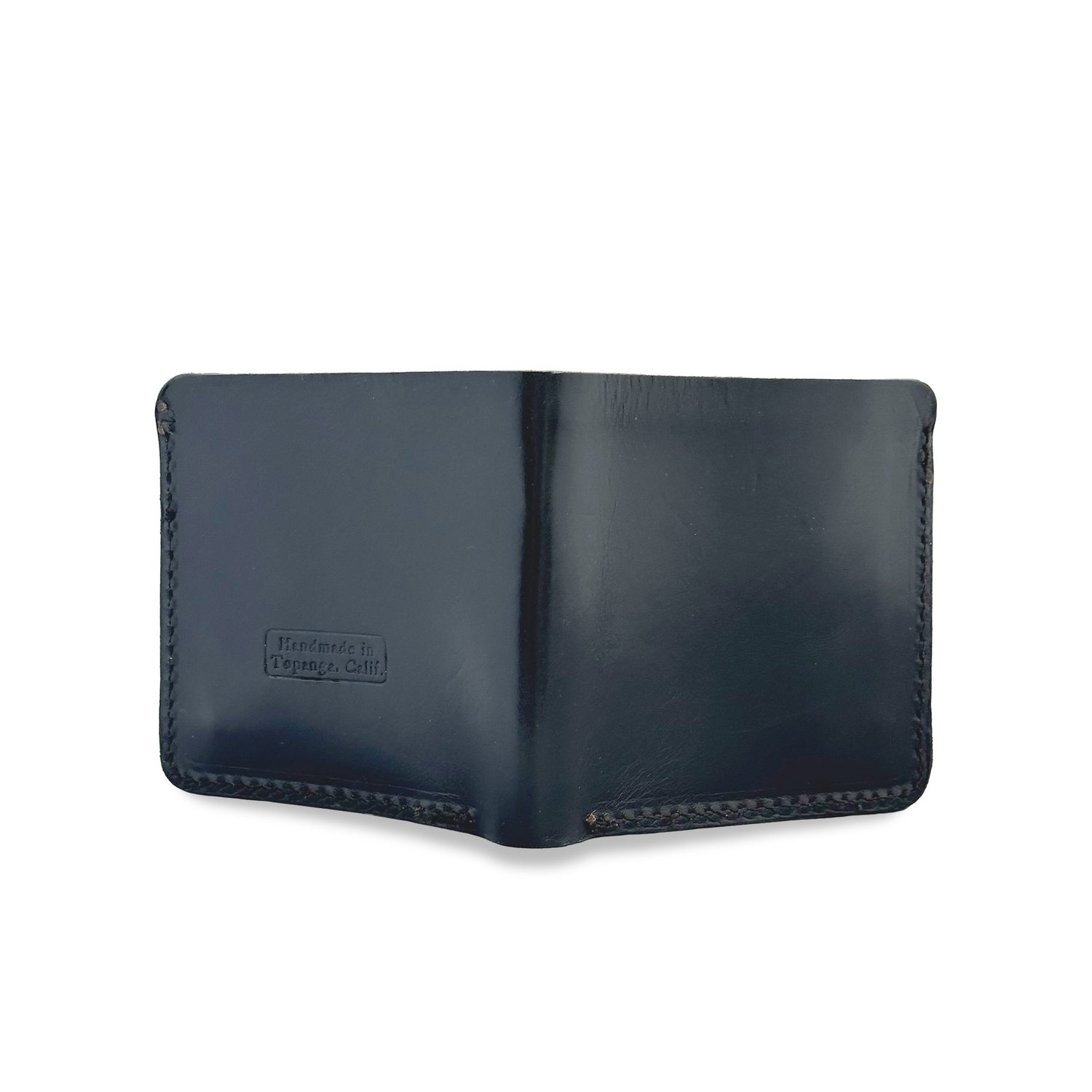 Topanga Canyon Classic Full Grain Leather Bi-fold Wallet - Hand Made in Topanga, Calif.