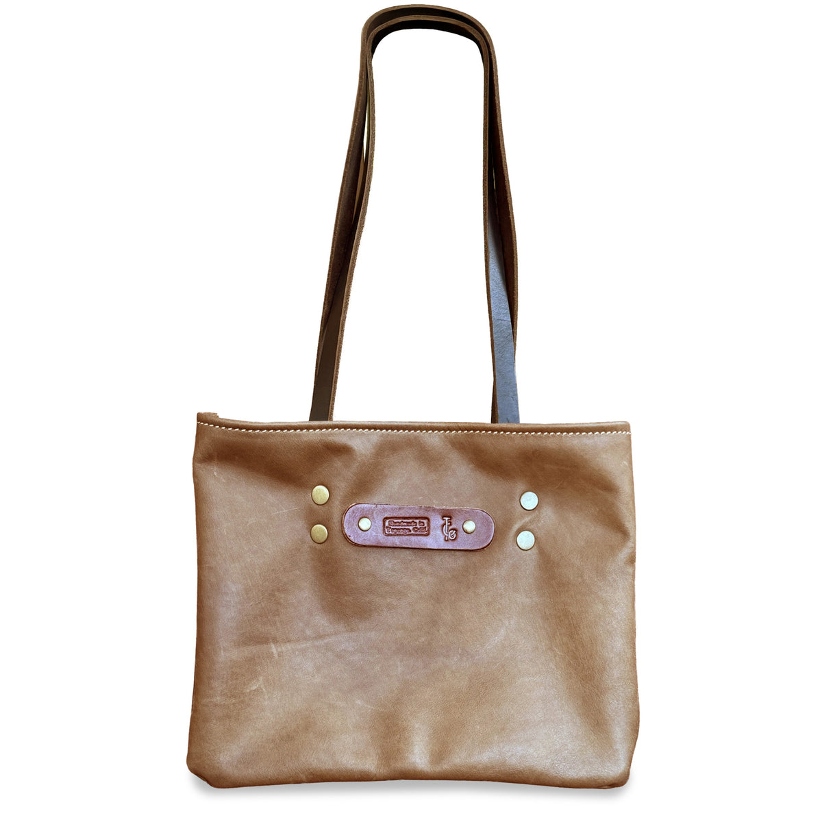 Leather Tote and Book Bag- Hand Made in Topanga, Calif.