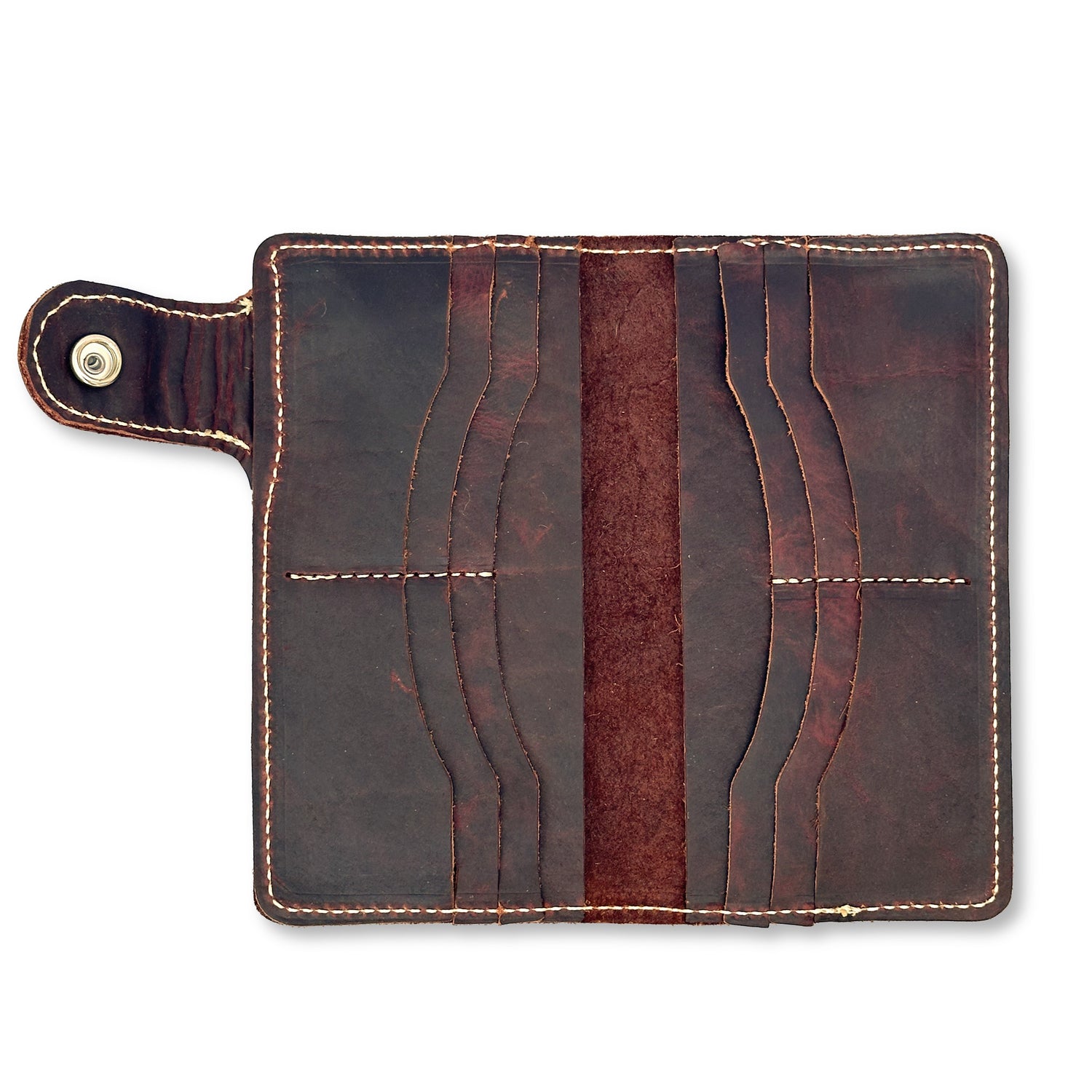 Bradley Long Bifold Bison Leather Wallet