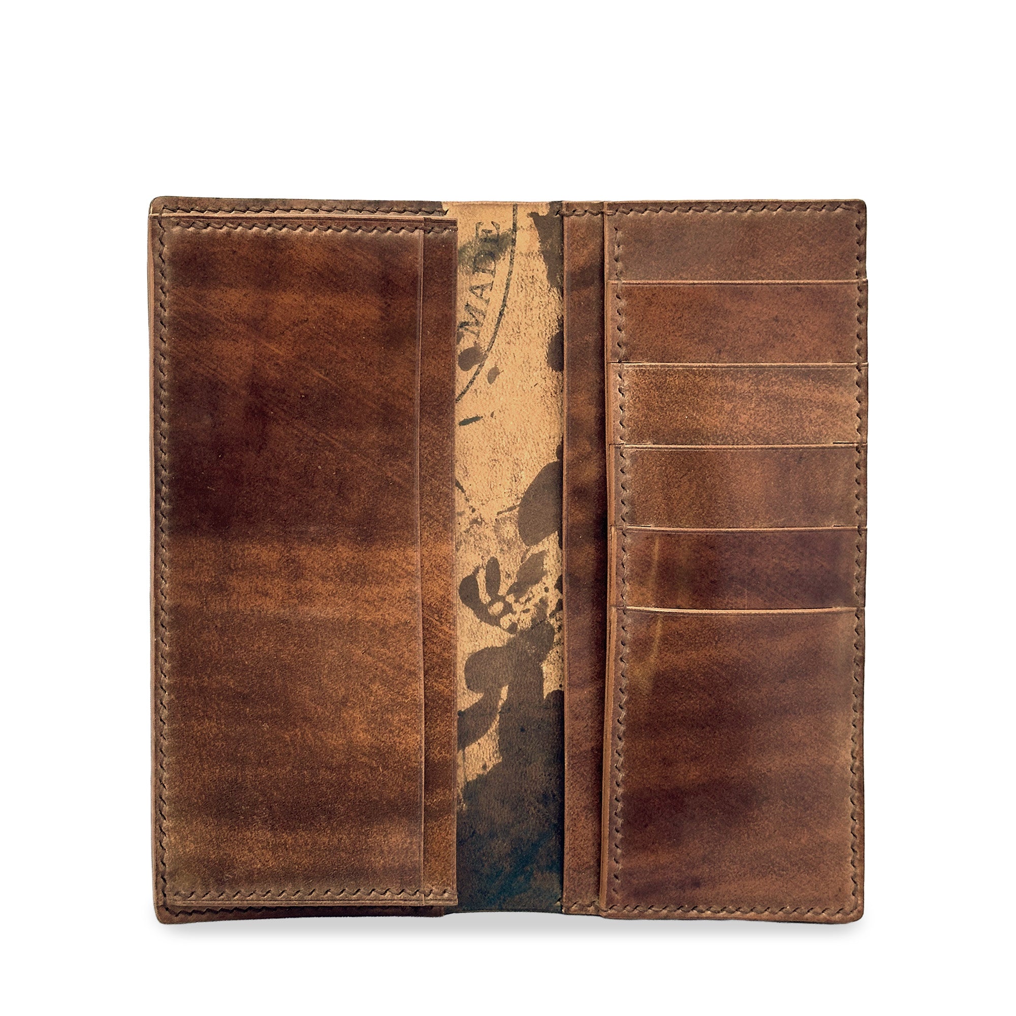 Casini Long Wallet Brown Rocado Shell Cordovan – Topanga Creek Outpost