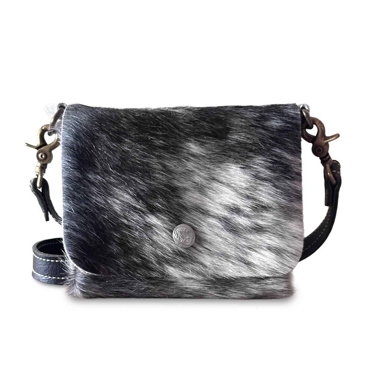 Hair-on-Hide Shoulder Bag